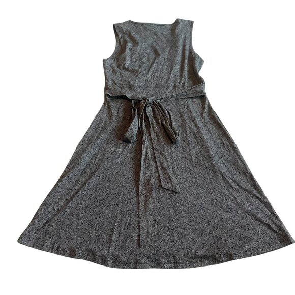 Toad & Co Cue Sleeveless Dress Buffalo Herringbone Print Brown Size Medium NWT - Picture 7 of 13